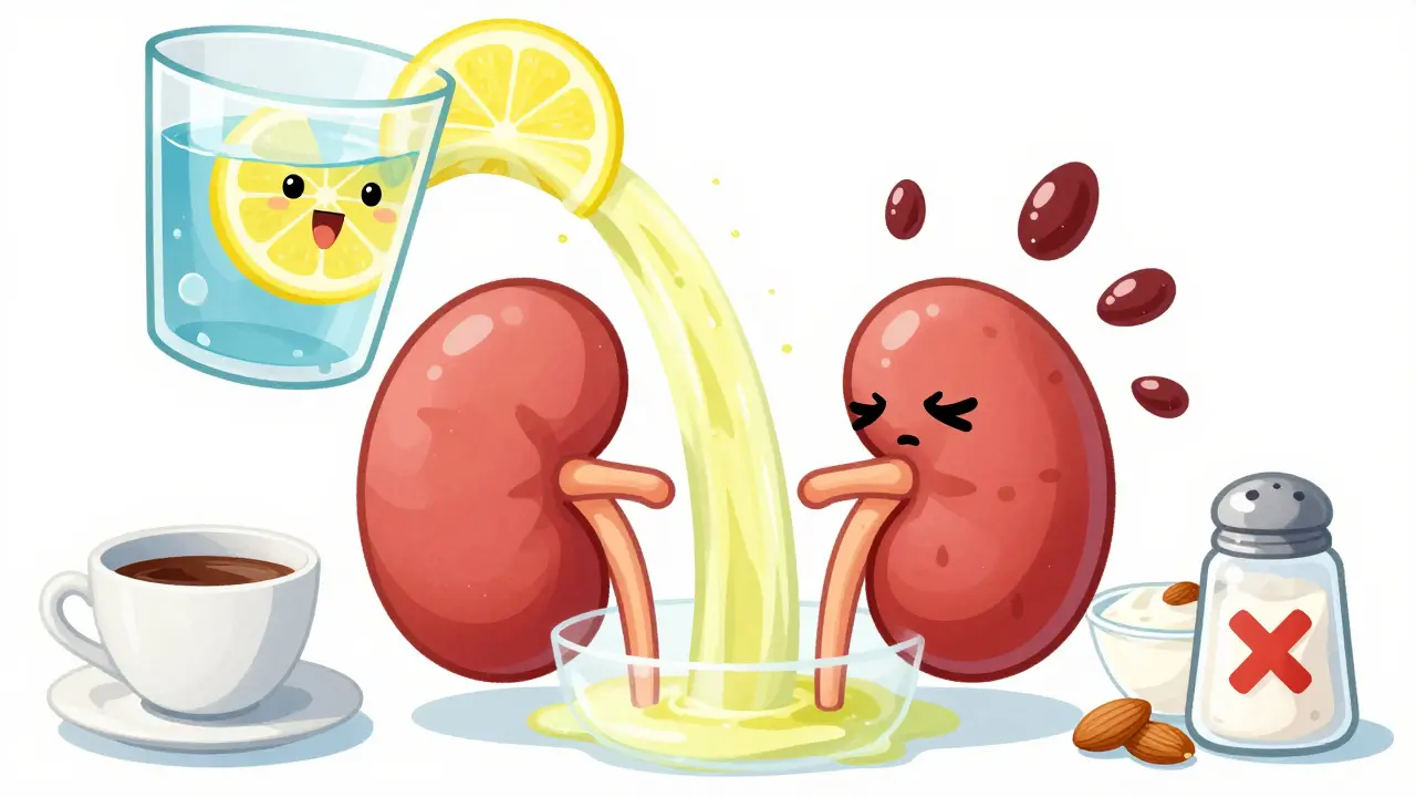 How to Prevent Calcium Oxalate Kidney Stones with Hydration and Diet