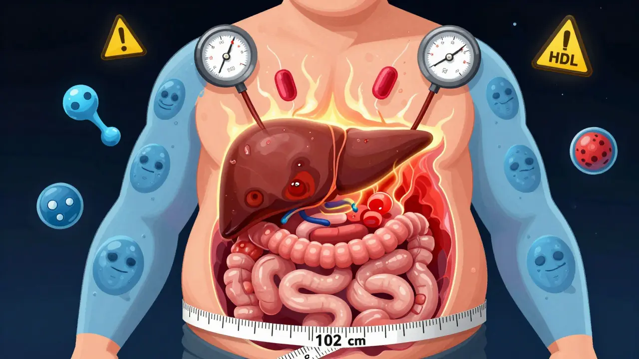 Metabolic Syndrome: Understanding Abdominal Obesity, High Blood Pressure, and Unhealthy Lipids