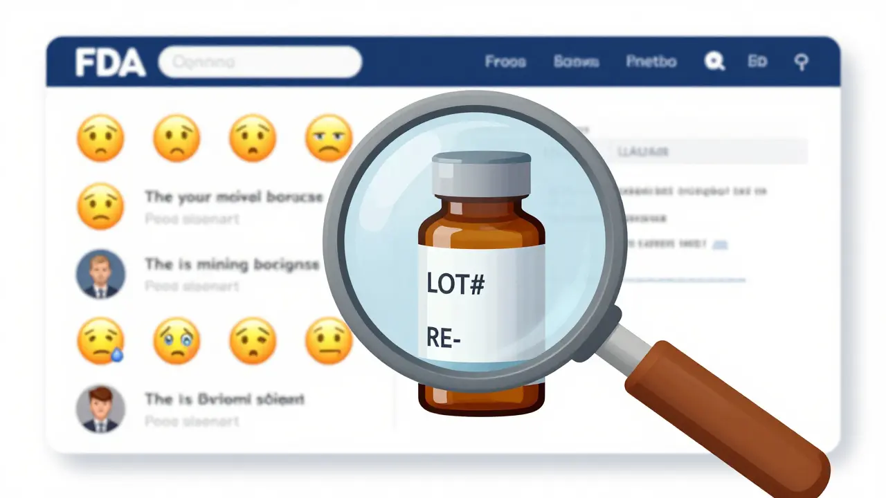 Comparison between a chaotic social media feed and an official FDA verification portal